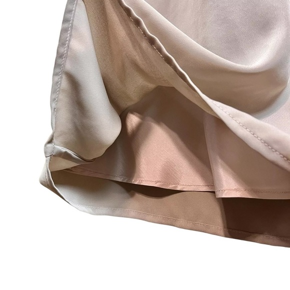 Max & Co Gray-Beige Buttoned 3/4 Tab Sleeve Shift Dress Career Casual Size 6 - Picture 6 of 11